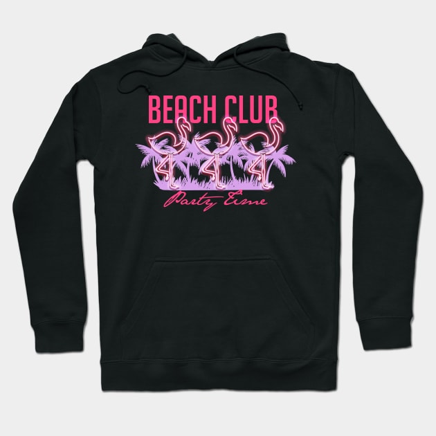 Beach Party Hoodie by inkExtreme